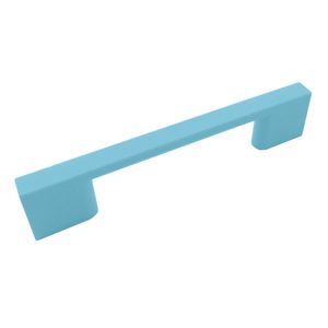 Tirador Para Muebles Plastico 96Mm Forza Celeste Dvp
