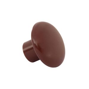 Perilla Plastica Cristal 38Mm (1Un) Cafe Dvp