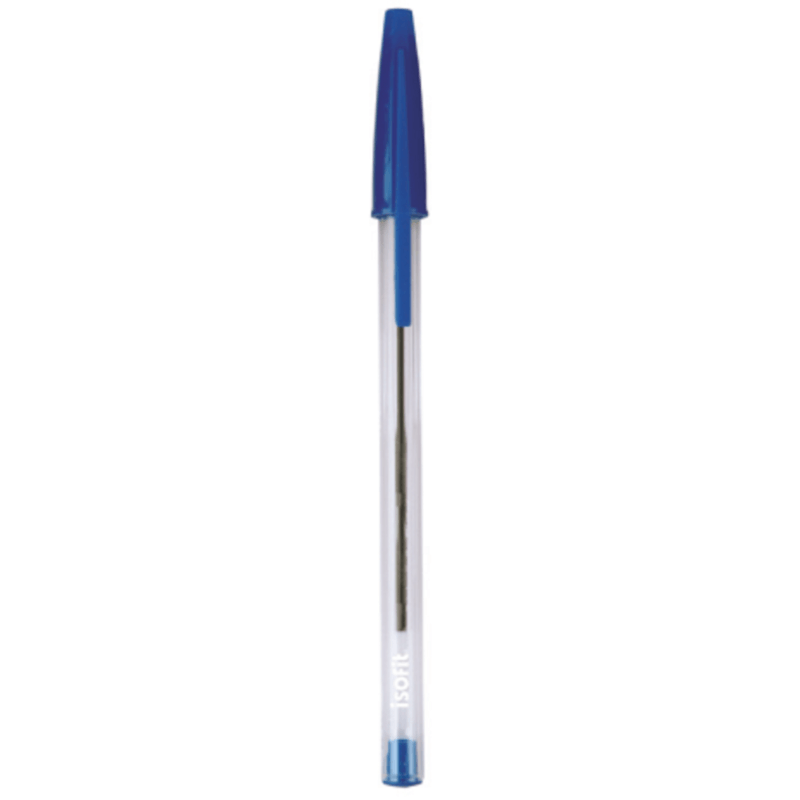 SET-LAPIZ-PASTA-0.7MM-24UN-AZUL-ISOFIT