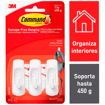 GANCHO-BLANCO--PEQ-3UN-17002-3ES-COMMAND-3M