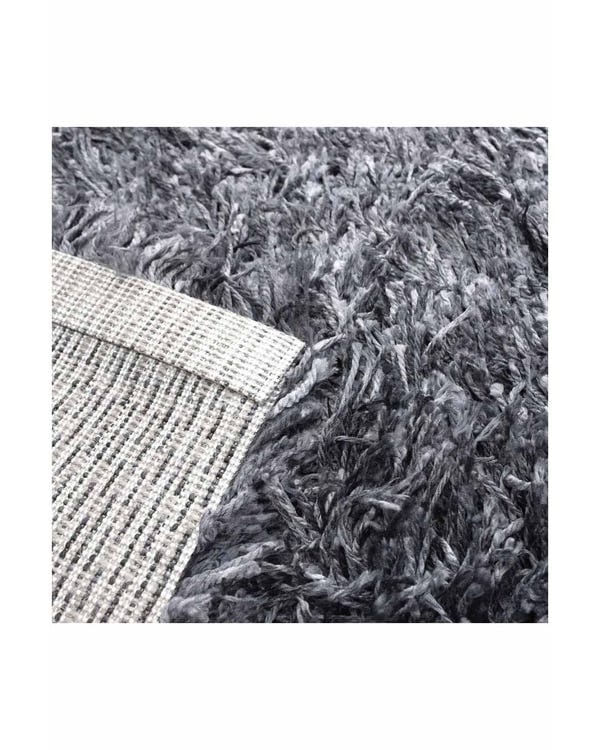 Tappeto Tufted A Mano In Lana Vergine - Antracite 140x200 Cm ROYAL Domas M23095817