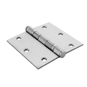 Bisagra 3.5 X 3.5 Acero Canto Recto Niquelado 3 Unidades Odis
