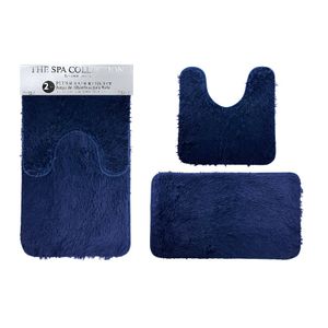 Alfombra De Baño 2Un Azul Marino The Spa Collection