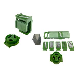 Rallador De Verduas 6 En 1 35Cm Verde Life Art