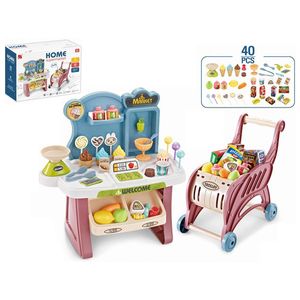 Carrito Supermercado Juguete 40 Piezas Jia Cheng