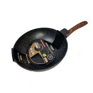 Wok Sarten 28Cm Antiadherente Granito Line Keep