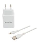 CARGADOR-2.1-DOBLE-USB-BLANCO-CON-CABLE-IPHONE-PHILCO