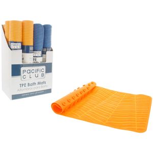 Piso De Ducha Antideslizante 68X37Cm Naranja Pacific Club