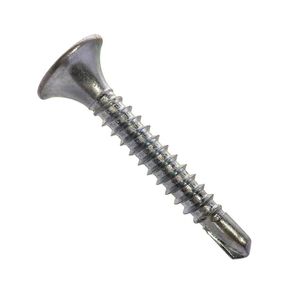 Tornillo Volcanita 6X1 Punta Broca Zincado 100 Unidades Uro