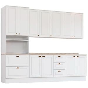 Mueble Cocina Americana 272Cm Blanco Henn