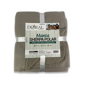 Manta Sherpa Polar 127X152 Colores Doral