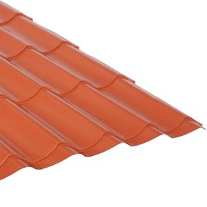 Teja Continua Asturia Terracota 0.4X3.66 Metros Inppa