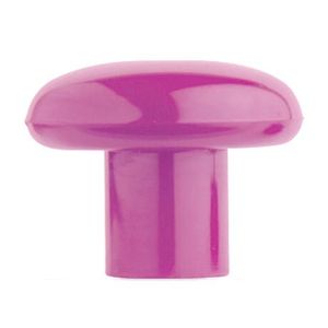 Perilla Para Mueble Plastica Cristal 38Mm Rosado Dvp