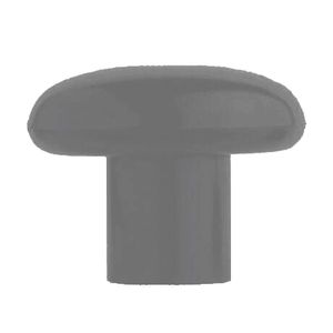 Perilla Para Mueble Plastica Cristal 38Mm Gris Dvp