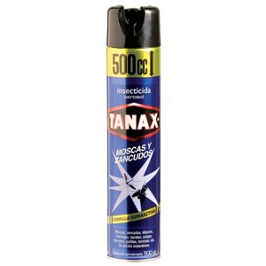 Insecticida Aerosol 500Cc Moscas Y Zancudos Tanax