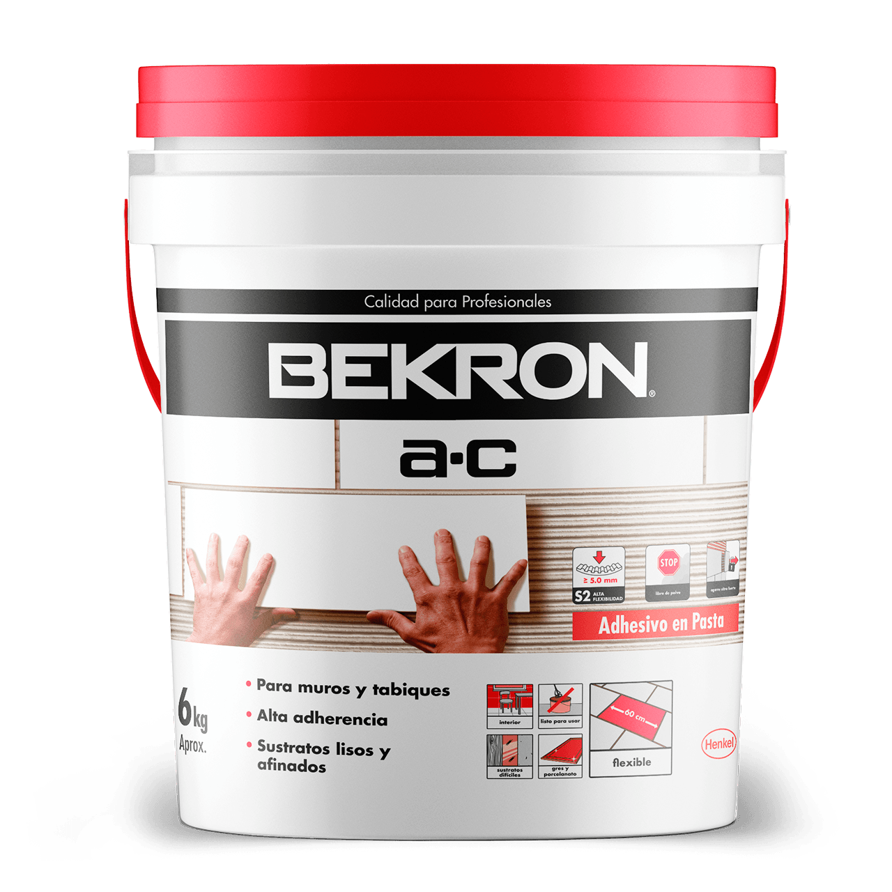 Pegamento Para Cerámico Ac Pasta 6 Kg Bekron