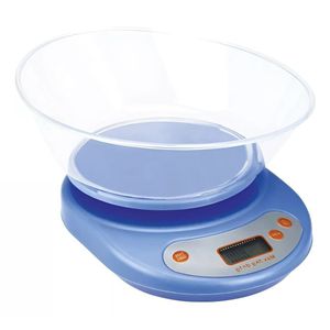Balanza Digital De Cocina Azul 5Kg Bighouse