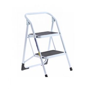 Escalera Plegable Aluminio Taburete 2 Peldaños Uro
