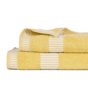 Toallas 2 Piezas Egyptia 45X90/70X140 460Gr Amarillo Mashini