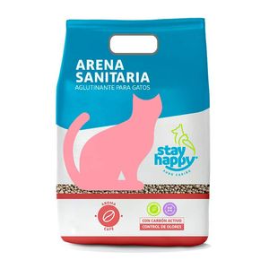 Arena Para Gatos 10Kg Cafe Stay Happy