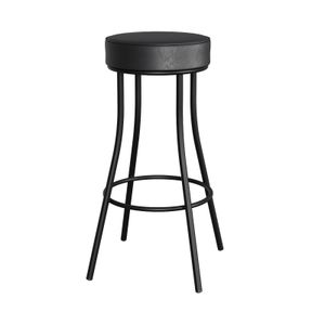 Taburete Grecia Pintado Tapiz Negro Compoarte