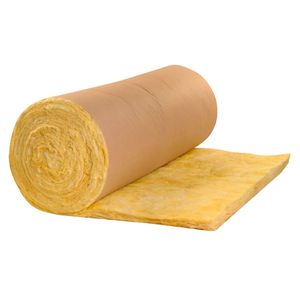 Lana De Vidrio 50Mm Papel 1 Cara 1.20X12Mt Aislanglass Volcan (14.4M2)