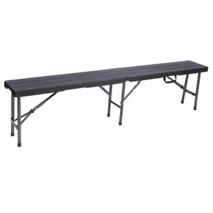 Banca Plegable Simil Madera 180X30X43Cm