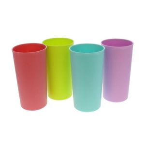Vaso Plastico 4 Unidades Colores S/M Fab