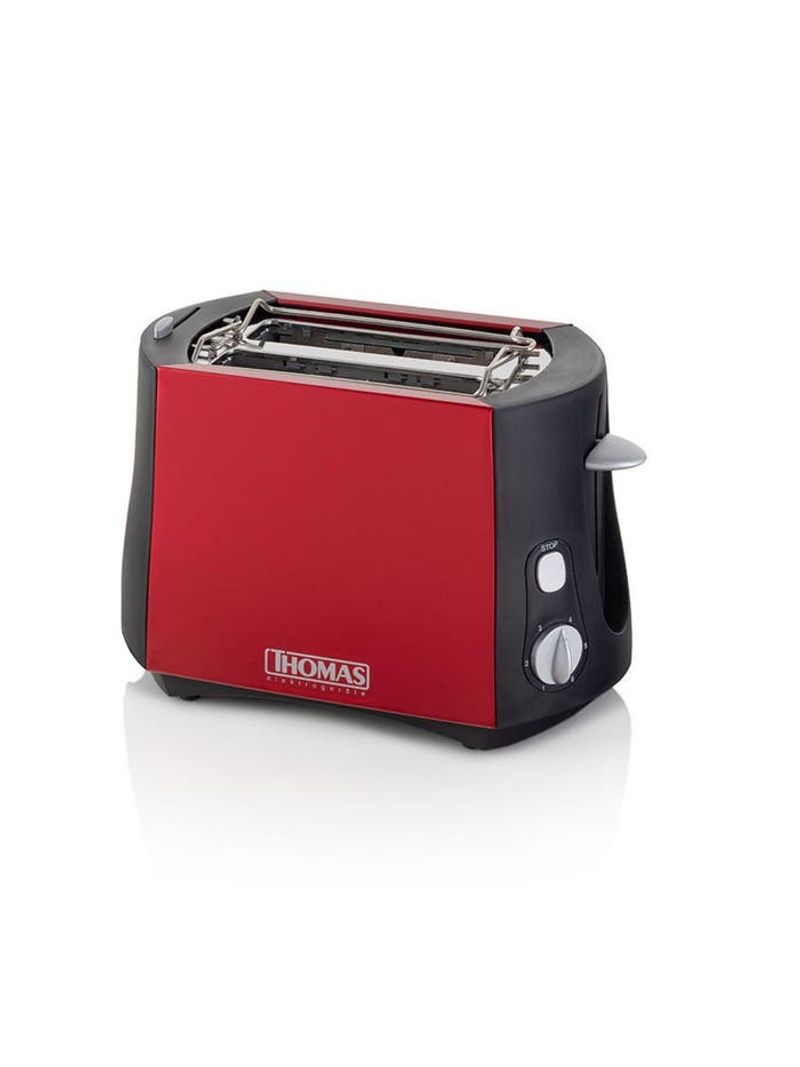 Tostadora Electrica Tostador De Pan Color Rojo Atma Tostadora