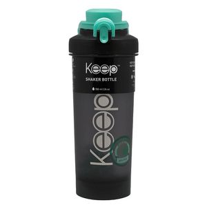 Botella Para Agua 700Ml Sport Shaker Turquesa Keep