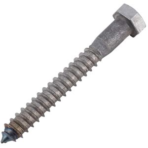 Tornillo Tirafondo 1/2X4 Bl 1Un Imporper
