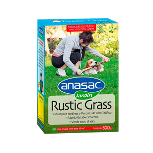 Semilla De Pasto Mezcla Rustic Grass 500Gr Anasac