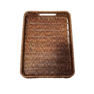 Bandeja Rectangular Ratan 38X28X5Cm Bighouse