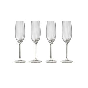 Copas De Champaña 4 Unidades Plisse 210 Ml