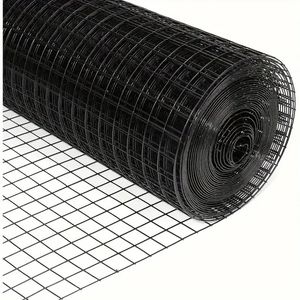 Malla Jardin Soldada Pvc Negra 1 1/2"X1.2/1.6Mmx0.80Mt (Rollo10Mt) Cerram