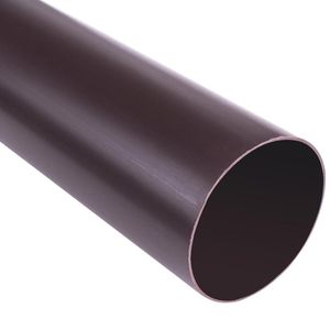 Tubo Bajada De Agua Universal 80Mmx3Mt Marron