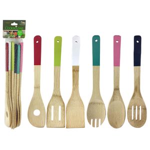 Utensilio De Cocina 6 Piezas Madera Bistro