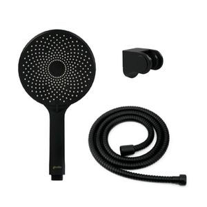 Juego De Ducha Stilo Negro Mate Stretto