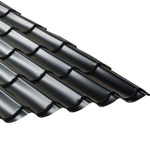 Teja Continua Asturia Negro 0.4X1002X3660MM Inppa