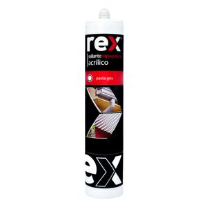 Tapagotera 300Ml Gris Acrilico Cartucho Rex