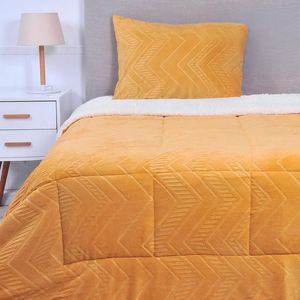 Plumón 1.5 Plaza Amarillo Coral Sherpa Mashini