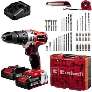 Taladro Inalambrico 18V Te-Cd 18/2 Li + 64 Accesorios Einhell