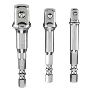 Adaptador Para Dados 3 Unidades 1/2" 3/8" 1/4" Einhell