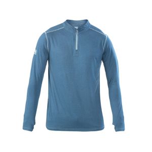 Polera Dry Fit Spx Manga Larga Hombre Deep Blue Hw