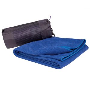Toalla Microfibra Deportiva 72X130Cm Azul L Doite