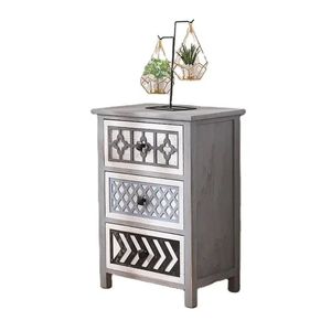 Cómoda 3 Cajones 45X30X63.5 Cm Capri Bighouse