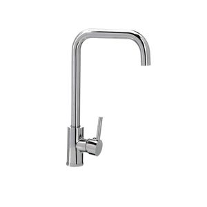 Monomando Lavaplato Oregon Cano Recto Negro Mate Plumber