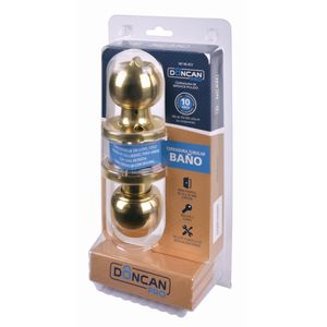 Cerradura Baño Bronce Pulido 587-Bk-Bce Doncan Pro