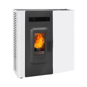 Estufa A Pellet Slim 9000 Blanca Amesti