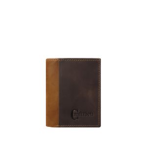 Tarjetero Hombre Cuero T55 Ejecutivo Cafe Tabaco